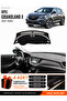 Opel Grandland X (2017-2020) Compatible Dashboard Cover, Dashboard Case - Black-Beige - Op024