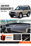 Land Rover Discovery 2 (1998-2004) Compatible Glove Box Cover, Glove Box Case - Black-Beige - Lr002