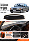 Mercedes W201 E-Class 190-190E (1982-1993) Compatible Dashboard Cover - Black-Brown - Mb003
