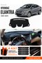 Hyundai Elantra (2011-2017) Compatible Glove Box Protection, Glove Box Cover, Glove Box Case - Black - Hu016