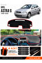Opel Astra g (1998-2008) Compatible Dashboard Cover, Dashboard Case - Black-Red - Op002