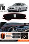 Bmw F10 (2010-2017) Compatible Glove Box Protection, Glove Box Cover, Glove Box Case - Black-Red - Bm004