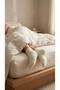 Women's Yellow Plush Home Socks Soft Warm Fuzzy Sleeping Socks - 2