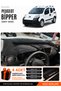 Peugeot Bi̇pper Fully Closed (2007-2020) Compatible Glove Box Cover, Glove Box Case - Black - Pe019