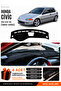 Honda Civic Eg-Ex-El (1994-2000) Compatible Glove Box Cover, Glove Box Case - Black-Grey - Ho005