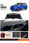 Opel Mokka (2020-2025) Compatible Glove Box Protection, Glove Box Cover, Glove Box Case - Black-Blue - Op023