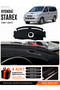 Hyundai Starex (1997-2007) Compatible Glove Box Protection, Glove Box Cover, Glove Box Case - Black - Hu032
