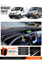 Renault Trafic (2001-2014) Compatible Glove Box Protection, Glove Box Cover, Glove Box Case - Black-Beige - Re046