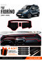Fi̇at Fi̇ori̇no (2007-2026) Compatible Glove Box Cover, Glove Box Case - Black-Red - Fi013