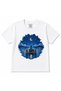 Moonlit Companions – Starry Lake & Quiet Night Graphic Kids T-Shirt