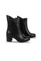 Genuine Leather Thermo Sole Thai Feather Lined Thick Heeled Women's Boots - 5