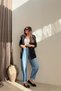 High waist mom jeans blue