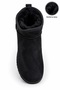 Jina Fur Inside Thick Sole Half Women's Boots Black - 6