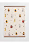 Lcw Home Mixed Cat Patterned Cotton Drying Cloth 3-Piece Set 40X50 cm - 3