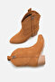 Alba Women's Tan Suede Short Heel Cowboy Boots A030-K722 - 6