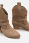 Valen Women's Mink Suede Stone Cowboy Boots A030-K721 - 3