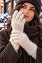 Plush Long Gloves - 5
