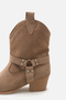 Valen Women's Mink Suede Stone Cowboy Boots A030-K721 - 5
