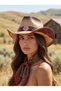 Women's Embroidered Cowboy Hat Wide Brim Western Hat Luxury Design Embroidered Hat - 2