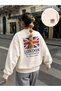 Women's London Printed Bisikletyaka Sweatshirt - 3