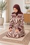 Women's Side-Tie Viscosse Prayer Dress Li̇kapa - 2