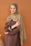Lorena-Riva Shawl Tencel Guipure Pattern Caramel - 2