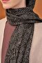Lorena-Riva Shawl Tencel Guipure Pattern Black - 5