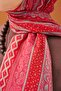 Lorena-Riva Shawl Tencel Ethnic Way Flag Red - 4