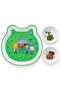 Kral Şakir Bear Plate and 2 Bowl Set Green Melamine Children's Food Set Gift Boxed Bpa-Free - 5
