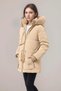 Girls' Winter Waterproof and Windproof Fleece-Lined Hooded Comfortable Stylish Coat - 3