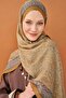 Lorena-Riva Shawl Tencel Guipure Pattern Caramel - 3