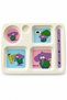 Kral Şakir 5-Compartment Children's Plate Melamine Food Nutrition Plate Bpa-Free Licensed - 4