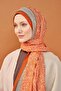Lorena-Riva Shawl Tencel Guipure Pattern Light Orange - 4