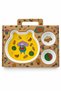 Kral Şakir Bear Plate and 2 Bowl Set Yellow Melamine Children's Food Set Gift Boxed Bpa-Free - 6
