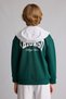 Boy's Sweat H9851A8/Gn671 D.Green - 2