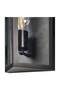 Pactolus Black Outdoor Wall Lamp, Retro Style, Ip44 Waterproof, E27 Base - 4