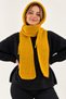 Unisex Men's Women's Hooded Scarf Neck Collar Hand Knitted Long Winter Scarf 3 in 1 1 Piece - 2