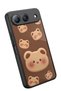 Spark 40 5g Compatible Printed, Matte Black, Soft Silicone, Protective, Shock Absorbing Cover, Case - 3
