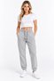Women's Men's Unisex Regenerated Elasticated Leg Sweatpants Gray Navy Blue Black - 4