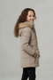 Girl's Winter Coat, Drawstring Waist, Hooded, Fleece Lined, Thick, Comfortable, Stylish, Trendy - 4