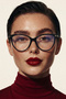 Cat Eye Black Blue Light Protective Glasses - Uv400 - 2