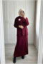 Women's Silvery Turtleneck Knitwear Tunic Long Skirt Two-Piece Set - 2