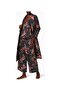 & Dempsey Soleia Women's Luxury Cotton Pajama Pants Colorful Leopard and Tropical Pattern - 3