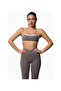437 the Micro Bra Teddy Cream Micro Sports Bra