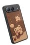 Spark 40 5g Compatible Printed, Matte Black, Soft Silicone, Protective, Shock Absorbing Cover, Case - 3
