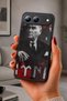 Spark 40 5g Compatible Printed, Matte Black, Soft Silicone, Protective, Shock Absorbing Cover, Case
