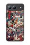 Spark 40 5g Compatible Printed, Matte Black, Soft Silicone, Protective, Shock Absorbing Cover, Case - 5