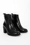 Camelia Women's Stitched Detailed Side Zipper Heeled Boots B4760 - 4