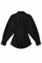 Black Shirt with Waist Belt - 2