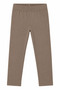Girl's Plain Lycra Flexible Seasonal Brown Colored Long Tights - 3